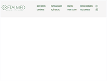 Tablet Screenshot of clinicaoftalmed.com.br